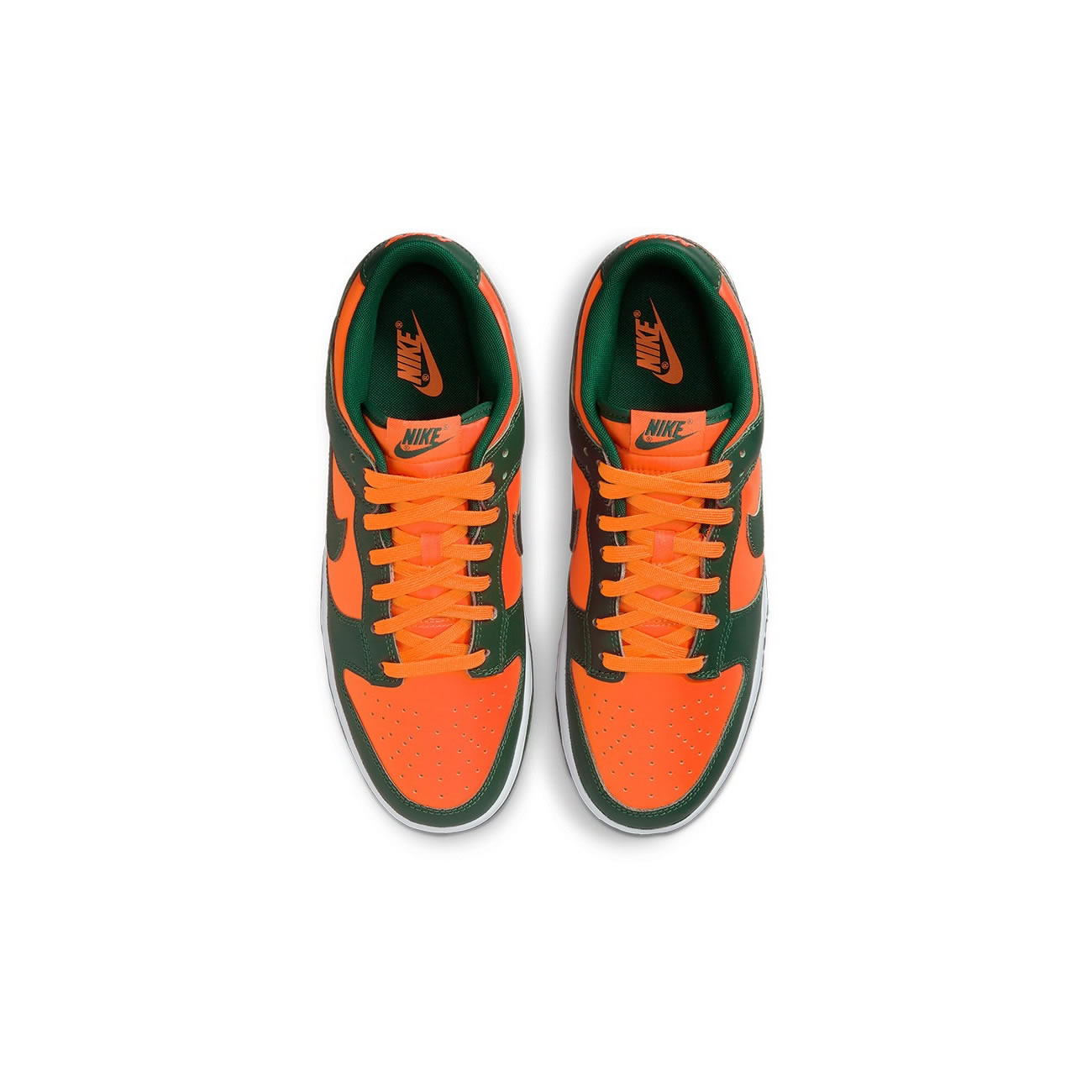 Nike Dunk Low Miami Hurricanes Dd1391 300 (4) - www.newkick.vip